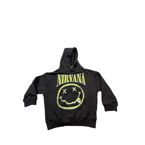 Nirvana Kids Black Size 7 2023 Sweatshirt Graphic Print